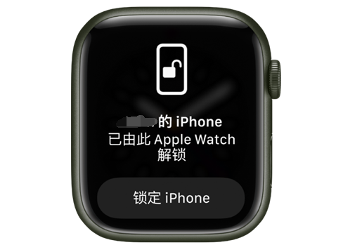 马湾镇苹果手机维修分享用 AppleWatch 解锁配备面容 ID 的 iPhone方法 